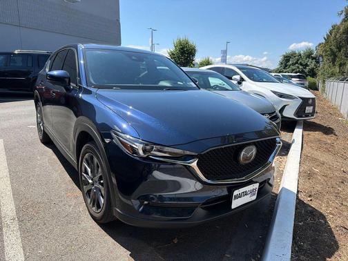 Deep Crystal Blue Mica 2021 Mazda CX-5 Signature