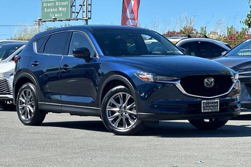 Deep Crystal Blue Mica 2021 Mazda CX-5 Signature