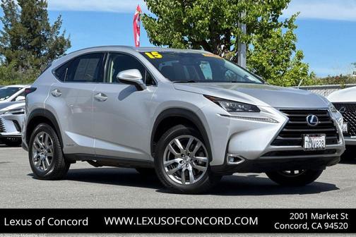 Silver Lining Metallic 2015 Lexus NX 300h Base