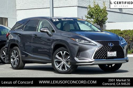 Cloudburst Gray 2022 Lexus RX 450h Base