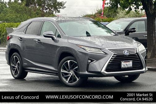 Nebula Gray Pearl 2017 Lexus RX 450h Base