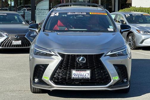 Atomic Silver 2024 Lexus NX 450h+ F SPORT Handling