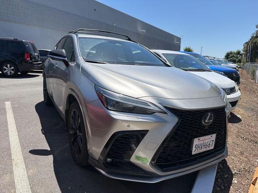 Atomic Silver 2024 Lexus NX 450h+ F SPORT Handling