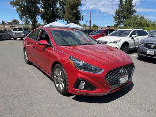 Scarlet Red 2018 Hyundai SONATA Limited 2.0T