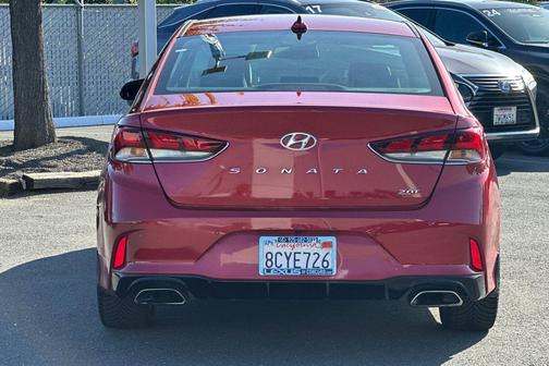 Scarlet Red 2018 Hyundai SONATA Limited 2.0T