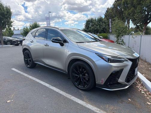 Atomic Silver 2024 Lexus NX 450h+ F SPORT Handling