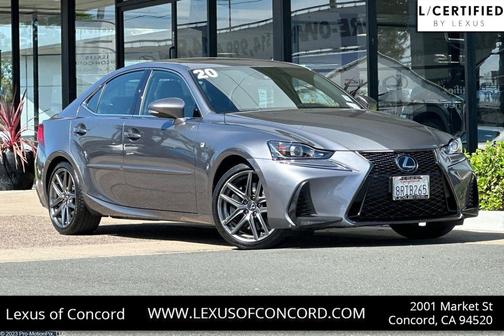 Nebula Gray Pearl 2020 Lexus IS 350 Base