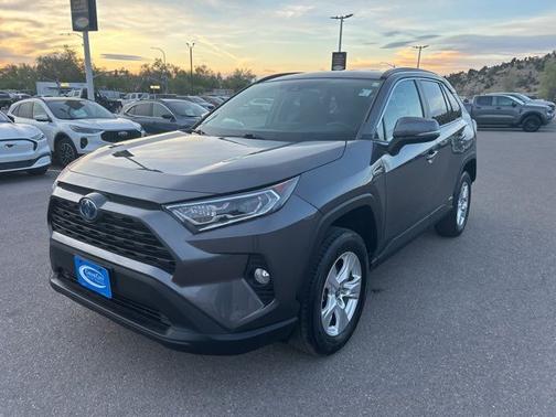 Gray 2021 Toyota RAV4 XLE