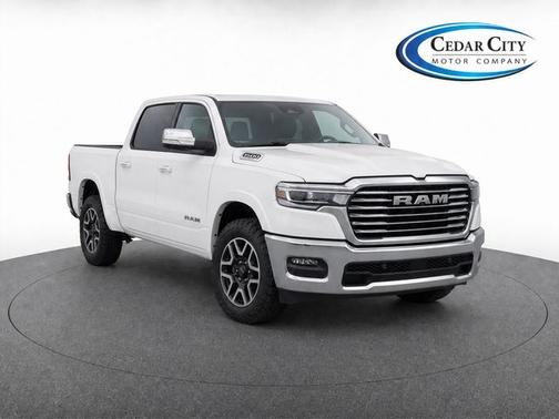 Bright White Clearcoat 2025 RAM 1500 LARAMIE