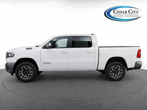Bright White Clearcoat 2025 RAM 1500 LARAMIE