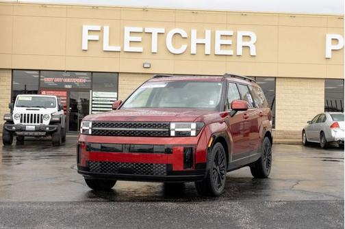 Red 2024 Hyundai SANTA FE HEV Calligraphy