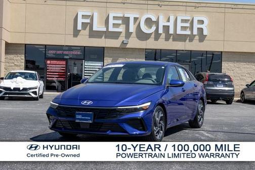 Blue 2024 Hyundai ELANTRA SEL