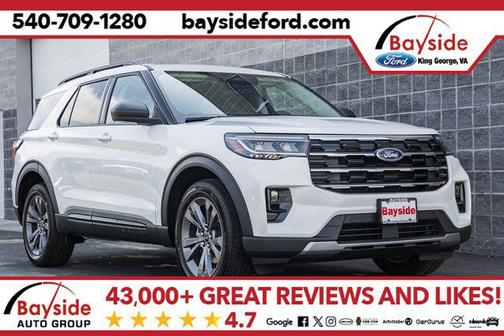 Star White Metallic Tri-Coat 2026 Ford Explorer Active