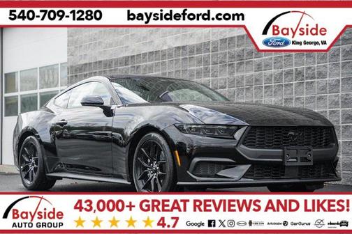 Shadow Black 2026 Ford Mustang EcoBoost Premium Coupe