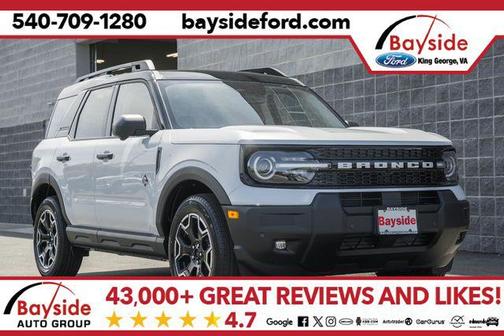 Space White Metallic 2026 Ford Bronco Sport Outer Banks