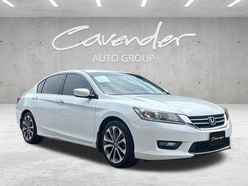 White 2014 Honda Accord Sport