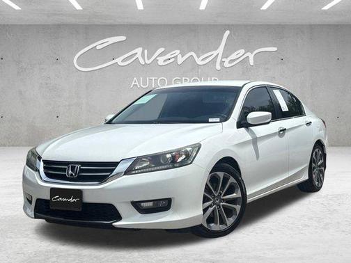 White 2014 Honda Accord Sport