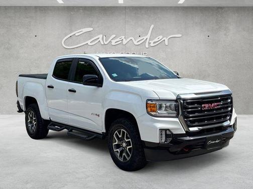 Summit White 2022 GMC Canyon AT4 w/Leather