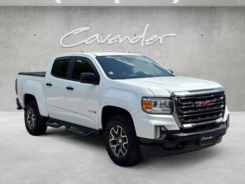 Summit White 2022 GMC Canyon AT4 w/Leather