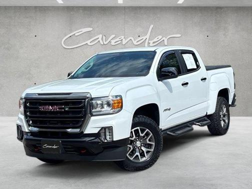 Summit White 2022 GMC Canyon AT4 w/Leather