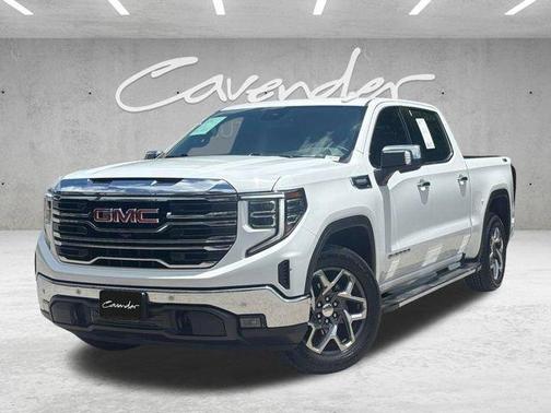 Summit White 2023 GMC Sierra 1500 SLT