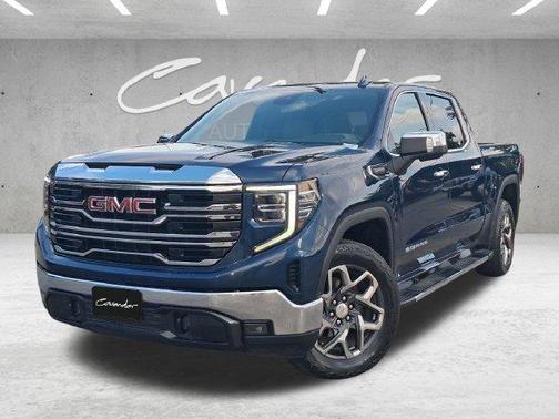Pacific Blue Metallic 2023 GMC Sierra 1500 SLT