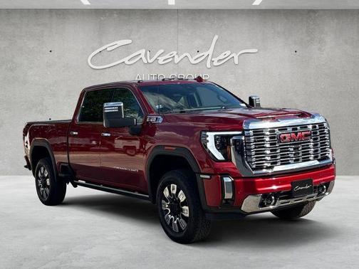 Volcanic Red 2024 GMC Sierra 2500 Denali