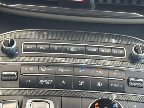 Stormy Blue 2023 Hyundai SANTA FE HEV Limited