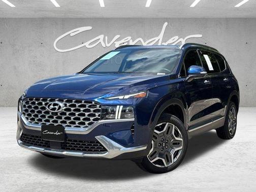 Stormy Blue 2023 Hyundai SANTA FE HEV Limited