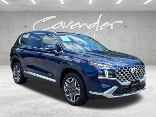 Stormy Blue 2023 Hyundai SANTA FE HEV Limited