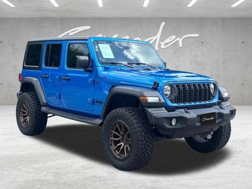 Hydro Blue Pearl 2024 Jeep Wrangler Sport