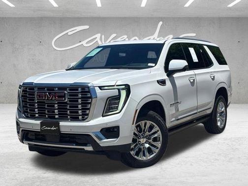 White Frost Tri-Coat 2025 GMC Yukon Denali