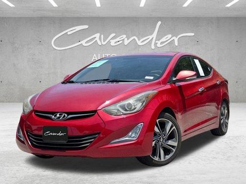Geranium Red 2014 Hyundai ELANTRA Limited