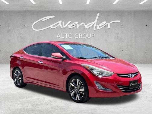 Geranium Red 2014 Hyundai ELANTRA Limited