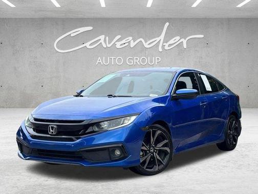 Aegean Blue Metallic 2019 Honda Civic Sport