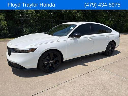 Platinum White Pearl 2026 Honda Accord Hybrid Sport-L