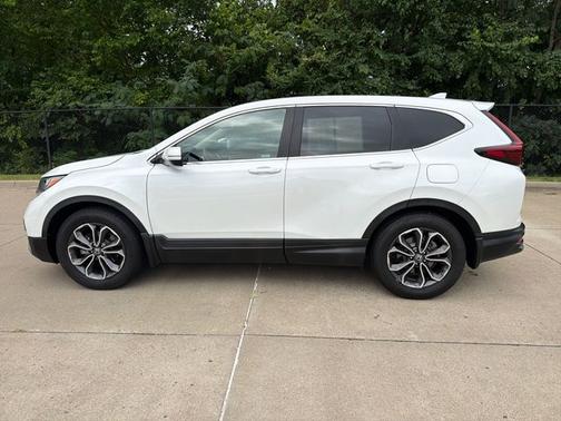 White 2021 Honda CR-V EX-L