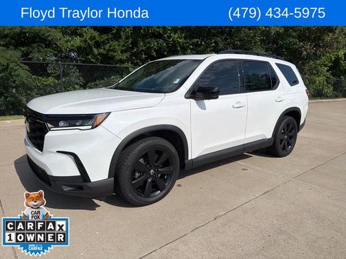 Platinum White Pearl 2025 Honda Pilot Black Edition