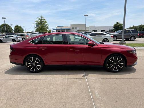 Radiant Red Metallic 2026 Honda Accord Hybrid Touring
