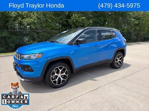 Hydro Blue Pearlcoat 2024 Jeep Compass Limited