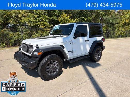 Bright White Clearcoat 2024 Jeep Wrangler Sport S