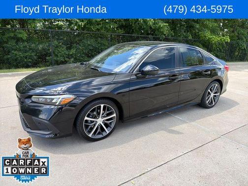 Crystal Black Pearl 2022 Honda Civic Touring