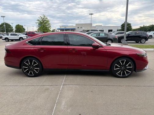 Radiant Red Metallic 2026 Honda Accord Hybrid Touring