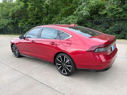 Radiant Red Metallic 2026 Honda Accord Hybrid Touring