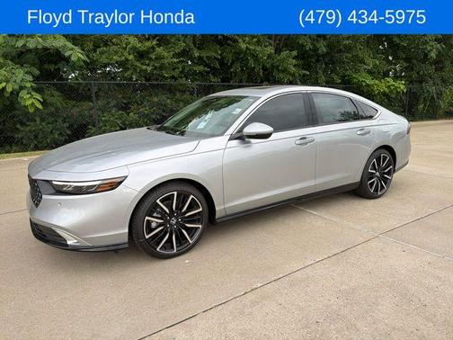 Solar Silver Metallic 2026 Honda Accord Hybrid Touring