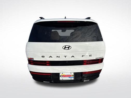 Serenity White 2026 Hyundai SANTA FE HEV Calligraphy