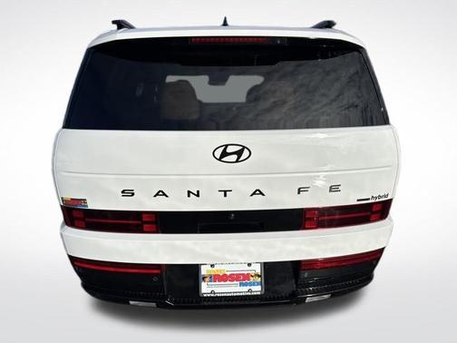Serenity White 2026 Hyundai SANTA FE HEV Calligraphy