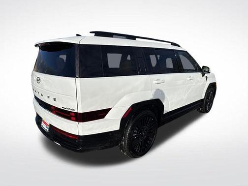 Serenity White 2026 Hyundai SANTA FE HEV Calligraphy