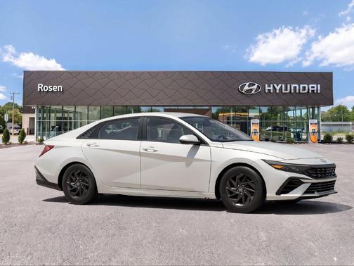 Serenity White 2026 Hyundai ELANTRA HEV Blue