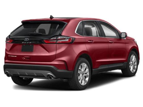 Rapid Red Metallic Tinted Clearcoat 2024 Ford Edge Titanium